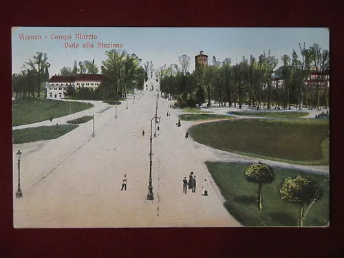 VICENZA VIALE ALLA STAZIONE ANNI 10 VIAGGIATA #4319