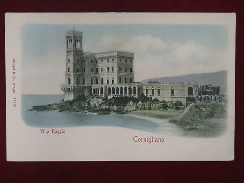 CORNIGLIANO VILLA RAGGIO NON VIAGGIATA #5064