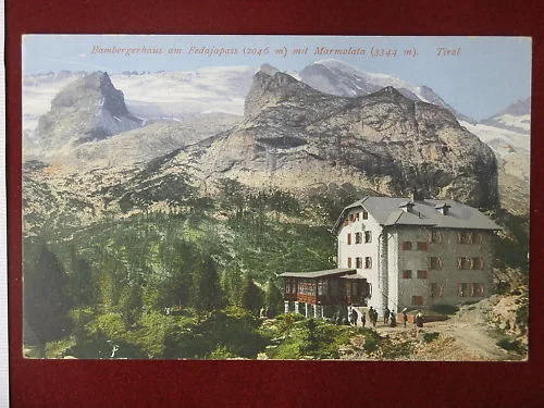 FEDAIA Rifugio Bambergher no viaggiata anni 20 #4530