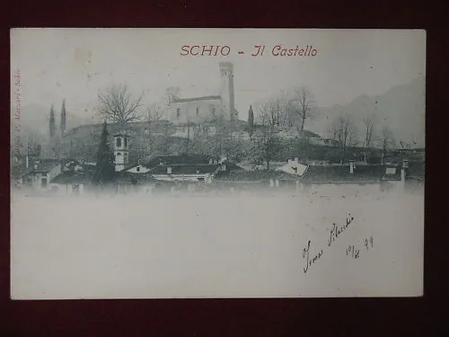SCHIO IL CASTELLO “900 VIAGGIATA #4317