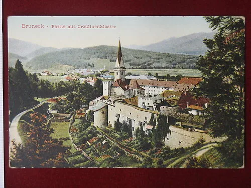 BRUNICO Panorama no viaggiata anni 30 #4535