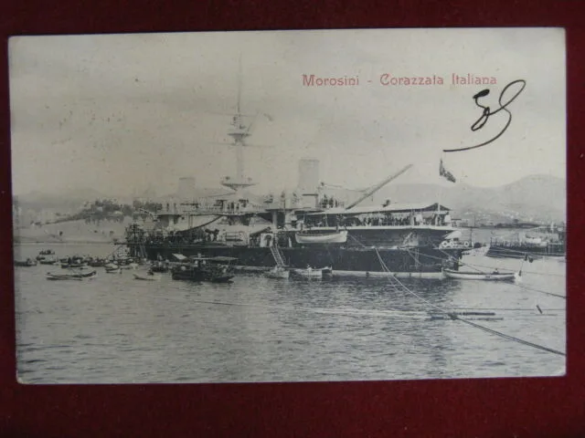 Morosini Corazzata Italiana  anni 10/20 viaggiata #11910