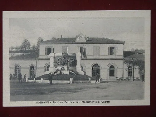 MONDOVI’ STAZIONE FERROVIARIA NON VIAGGIATA #5679