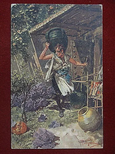 VALENCIANO illustrata R. PELLEGRINI viaggiata, anni 20 #9133