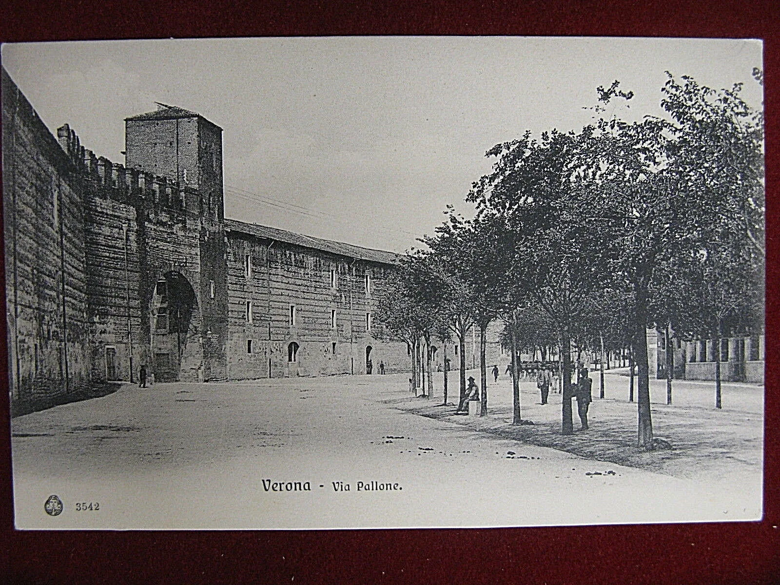 Verona Via Pallone anni 10/20 non viaggiata #11785