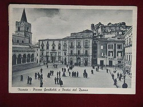 NICOSIA Piazza Garibaldi FG viaggiata anni 50 #9358