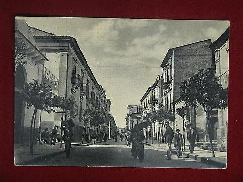 RAGUSA via Roma viaggiata anni 50 FG #9424
