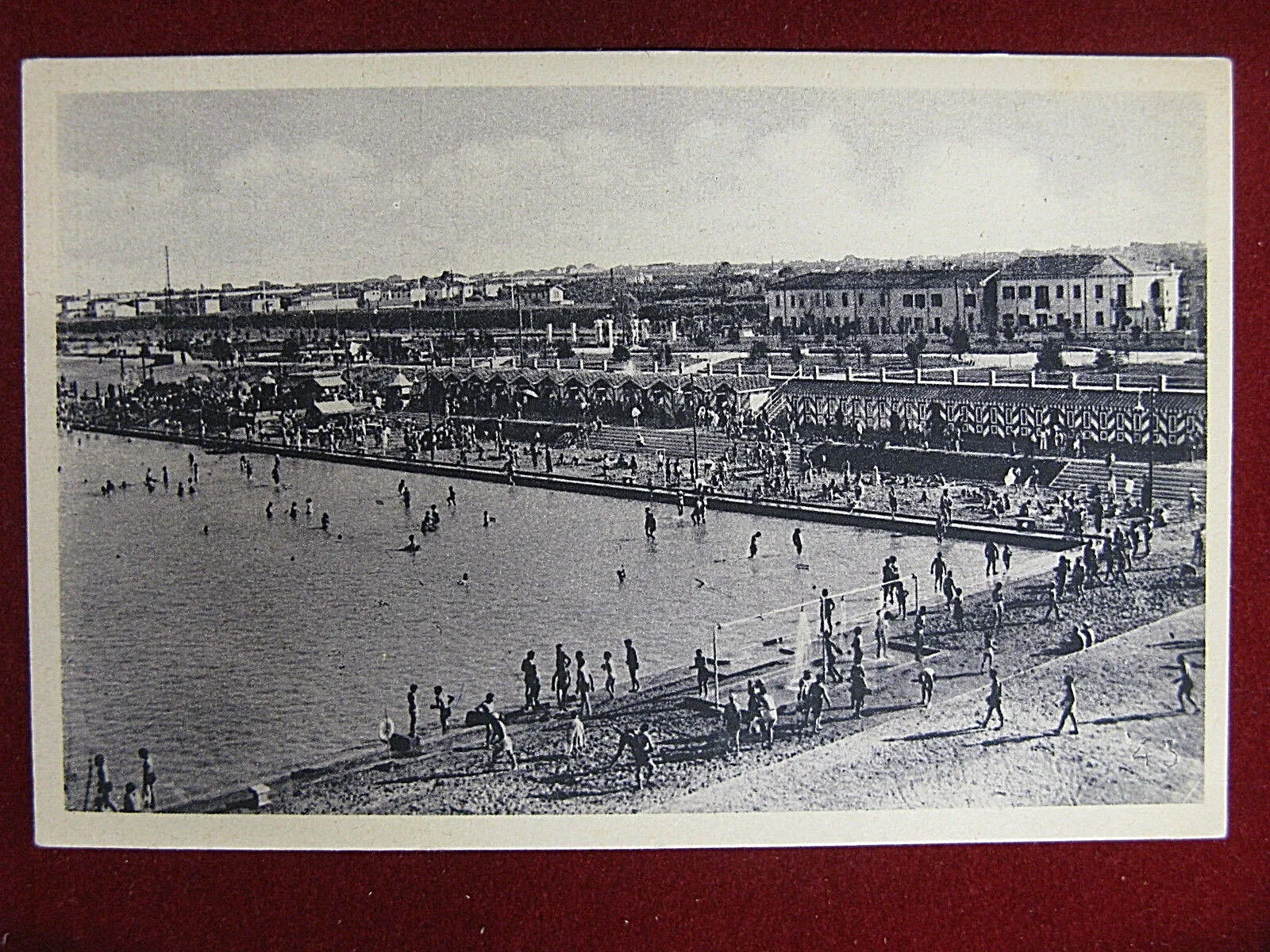 Verona il Lido anni 50 non viaggiata #11798