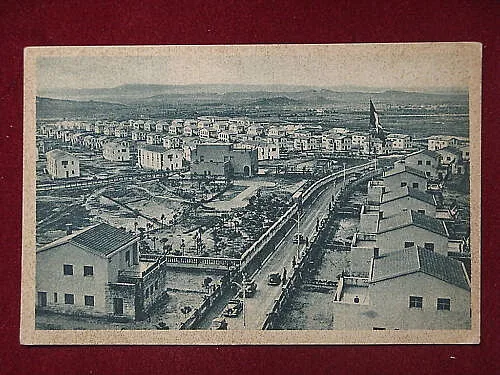 CARBONIA Panorama no viaggiata anni 20 #9317