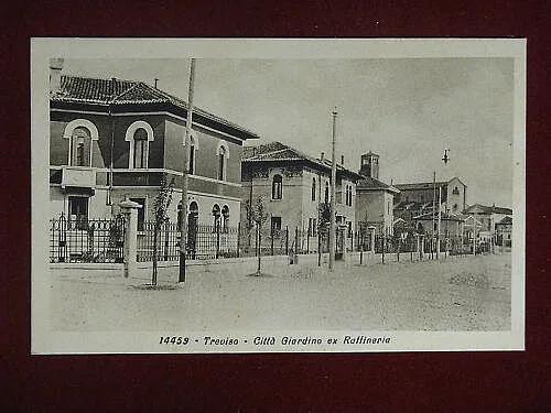 TREVISO Città Giardino ex Raffineria viaggiata anni 30 #9254