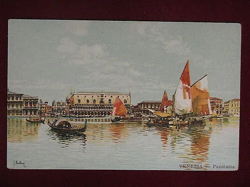 VENEZIA Panorama no viaggiata illustrata “900 #9322
