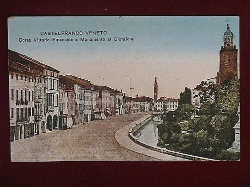 CASTELFRANCO VENETO Corso Vittorio Emanuele no viaggiata anni 20 #9403