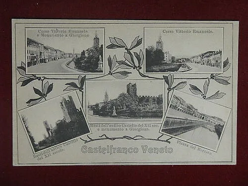 CASTELFRANCO VENETO VARIE VEDUTE NO VIAGGIATA  #9585