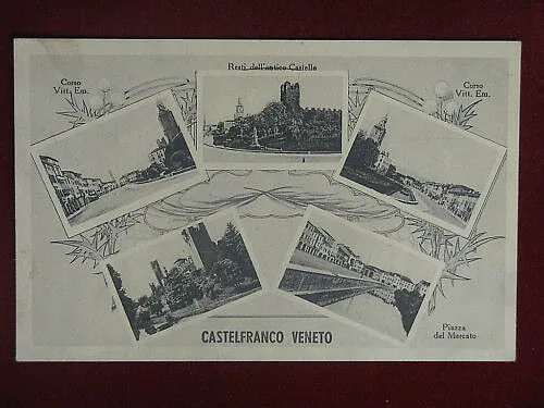 CASTELFRANCO VENETO VARIE VEDUTE  VIAGGIATA ANNI 60 #9584