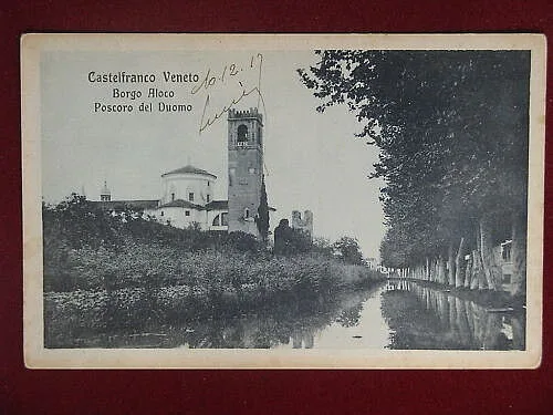 CASTELFRANCO VENETO Veduta viaggiata anni 10 #9555