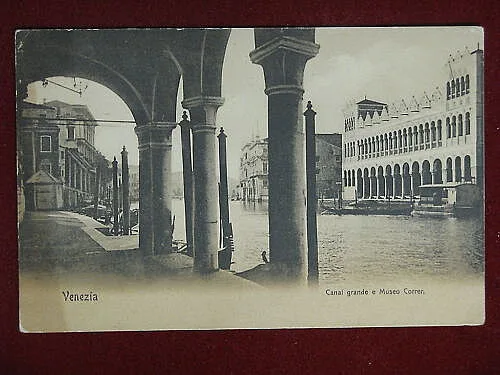 VENEZIA Canal Grande e Museo Correr no viaggiata “900 #9821