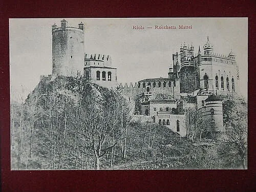 RIOLA Vergato Rocchetta Mattei no viaggiata “900 #7816