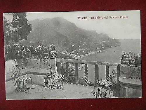 RAVELLO Panorama da Palazzo Rufolo no viaggiata anni 10 #8275