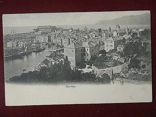 SAVONA Panorama no viaggiata “900 #8284