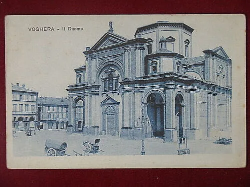 VOGHERA il Duomo animata viaggiata anni 10 #8350