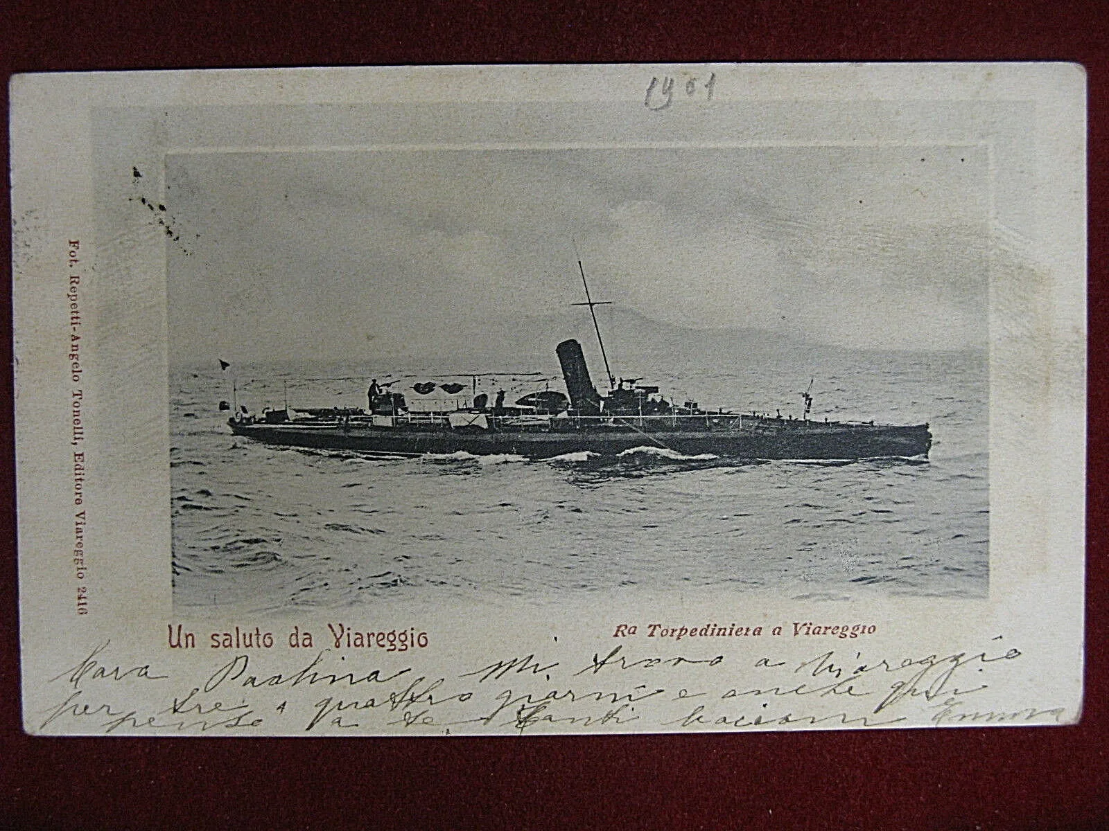 Un Saluto da Viareggio “900 viaggiata #11917
