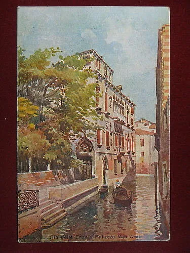 ILLUSTRATA VENEZIA viaggiata, anni 10 f/p #8651
