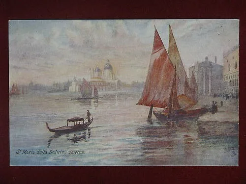 VENEZIA S. Maria della Salute illustrata no viaggiata anni 10 f/p #8695