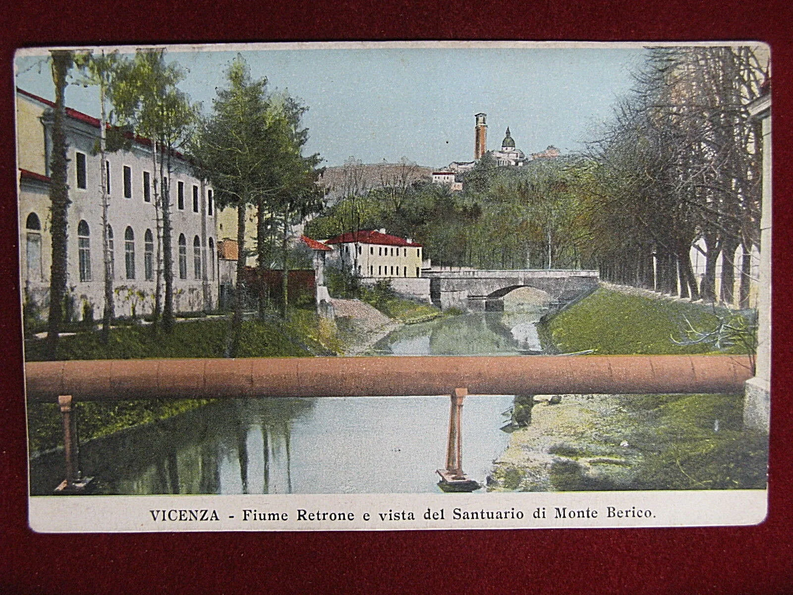 Vicenza Fiume Retrone anni 10/20, non viaggiata #11932