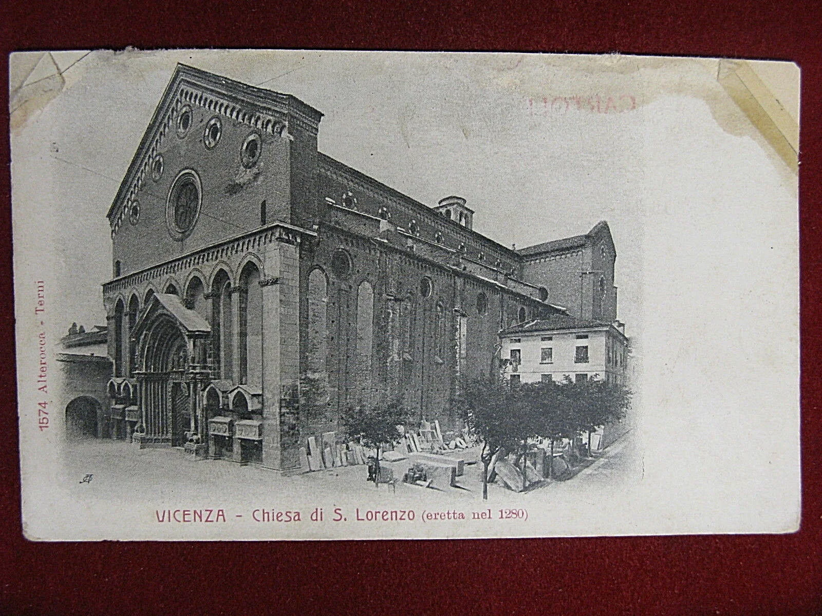 Vicenza Chiesa anni 10/20 non viaggiata #11973