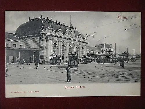 MILANO Stazione Centrale tram no viaggiata “900 #7352