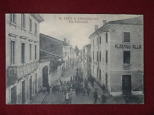 SAN VITO LEGUZZANO via Principale anni 20 VIAGGIATA #7134
