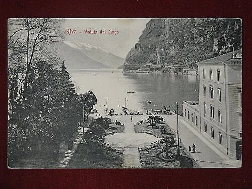 RIVA VEDUTA DEL LAGO VIAGGIATA #7313