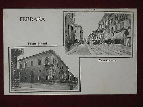 FERRARA VEDUTE ANNI 20 VIAGGIATA #5517