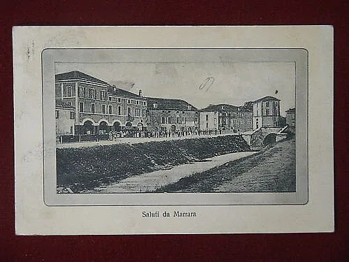 SALUTI DA MARRARA PANORAMA ANNI 10 VIAGGIATA #5510