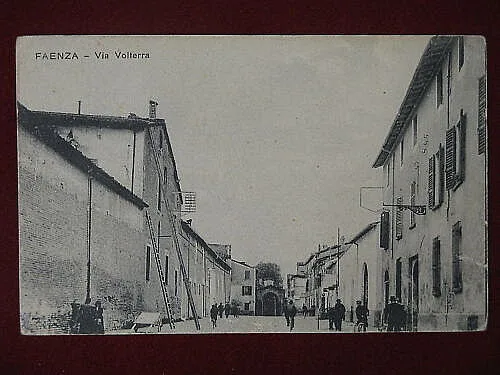 FAENZA VIA VOLTERRA NON VIAGGIATA #5556