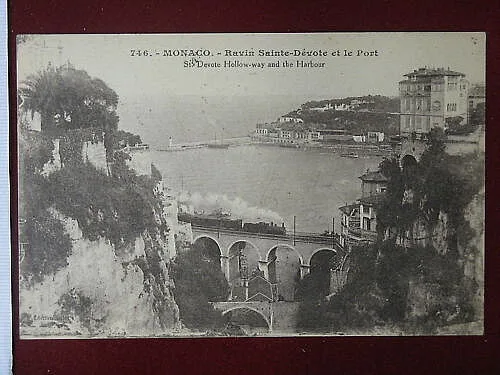 MONACO Ravin Saint Devote viaggiata anni 20 #4882