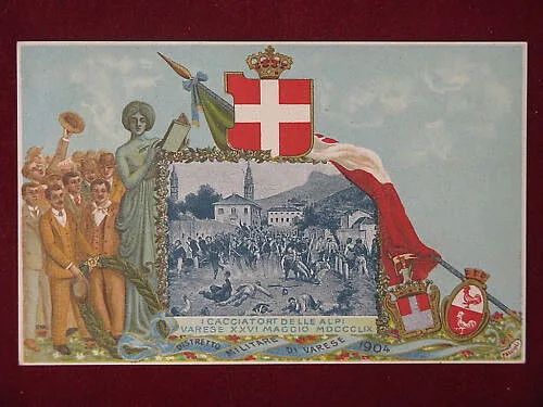 illustrata VARESE 73° DISTRETTO MILITARE NON VIAGGIATA #4132