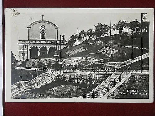 TRIESTE Parco Rimembranze viaggiata anni 30 #5796