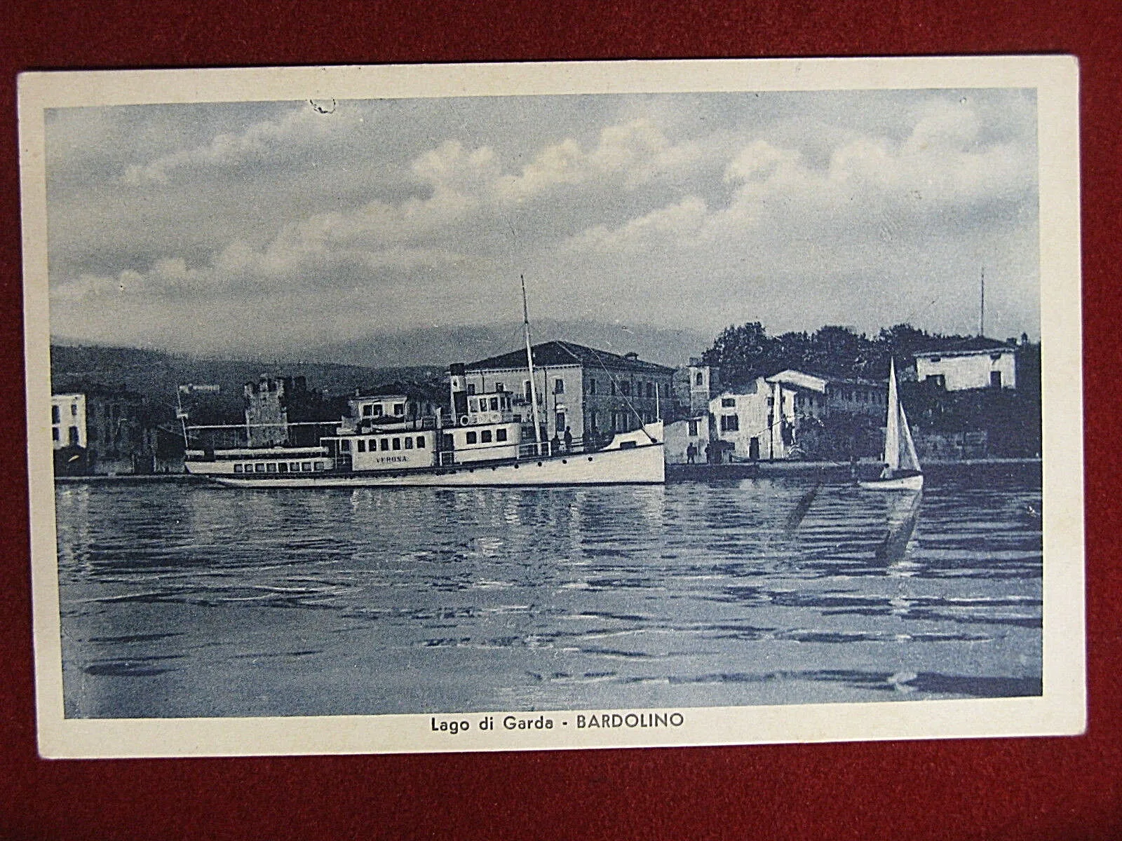Lago di Garda Bardolino anni 30 viaggiata #12033