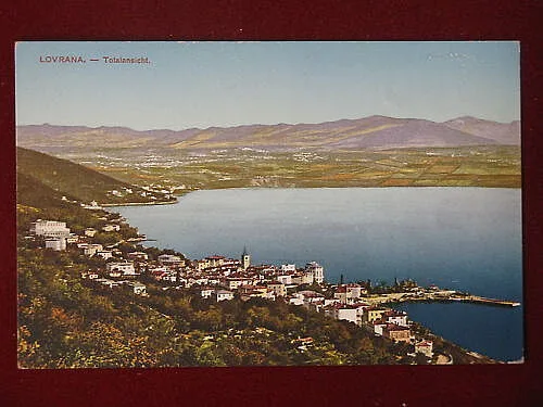 LAURANA CROAZIA PANORAMA NON VIAGGIATA #6172