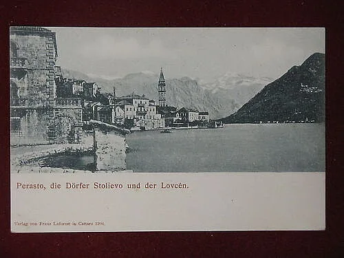 PERASTO MONTENEGRO PANORAMA NON VIAGGIATA #6148