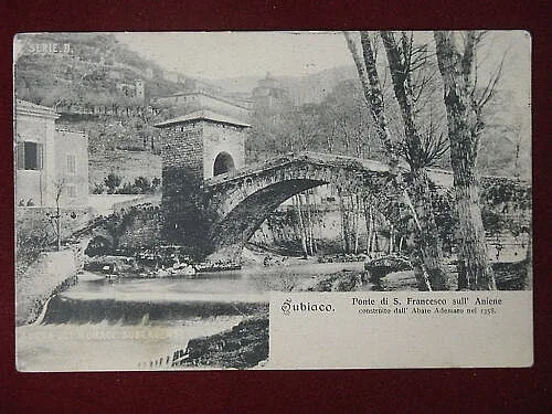 SUBIACO PONTE SAN FRANCESCO “900 VIAGGIATA #6423