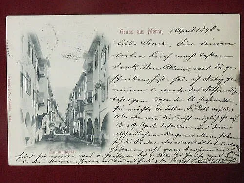 MERANO Gruss aus viaggiata fine 800 #3227