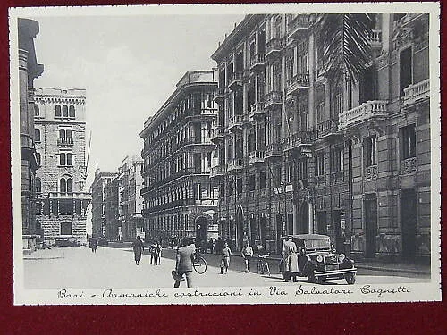 BARI VIA CAGNETTI NON VIAGGIATA #3543