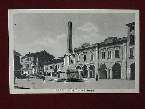 ESTE PIAZZA TRIESTE E TRENTO NON VIAGGIATA #2660