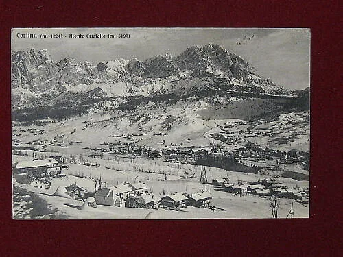 CORTINA MONTE CRISTALLO ANNI 30 VIAGGIATA #3642