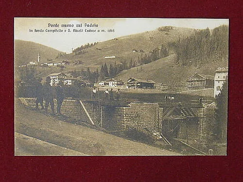 PADOLA (BL) PONTE NUOVO NON VIAGGIATA #3682