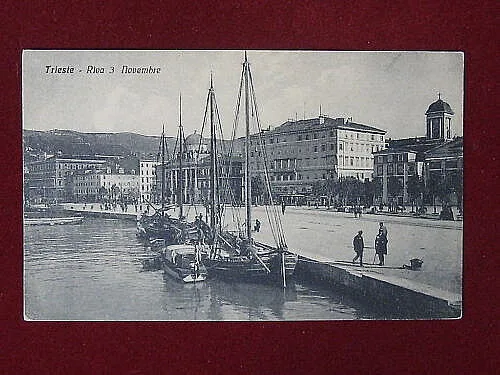 TRIESTE RIVA 3 NOVEMBRE NON VIAGGIATA #3591