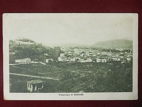 GORIZIA Panorama no viaggiata anni 20 #3325