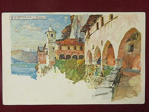 SANTA CATERINA DEL SASSO ILLUSTRATA M. Wielandt no viaggiata anni 10 #3408